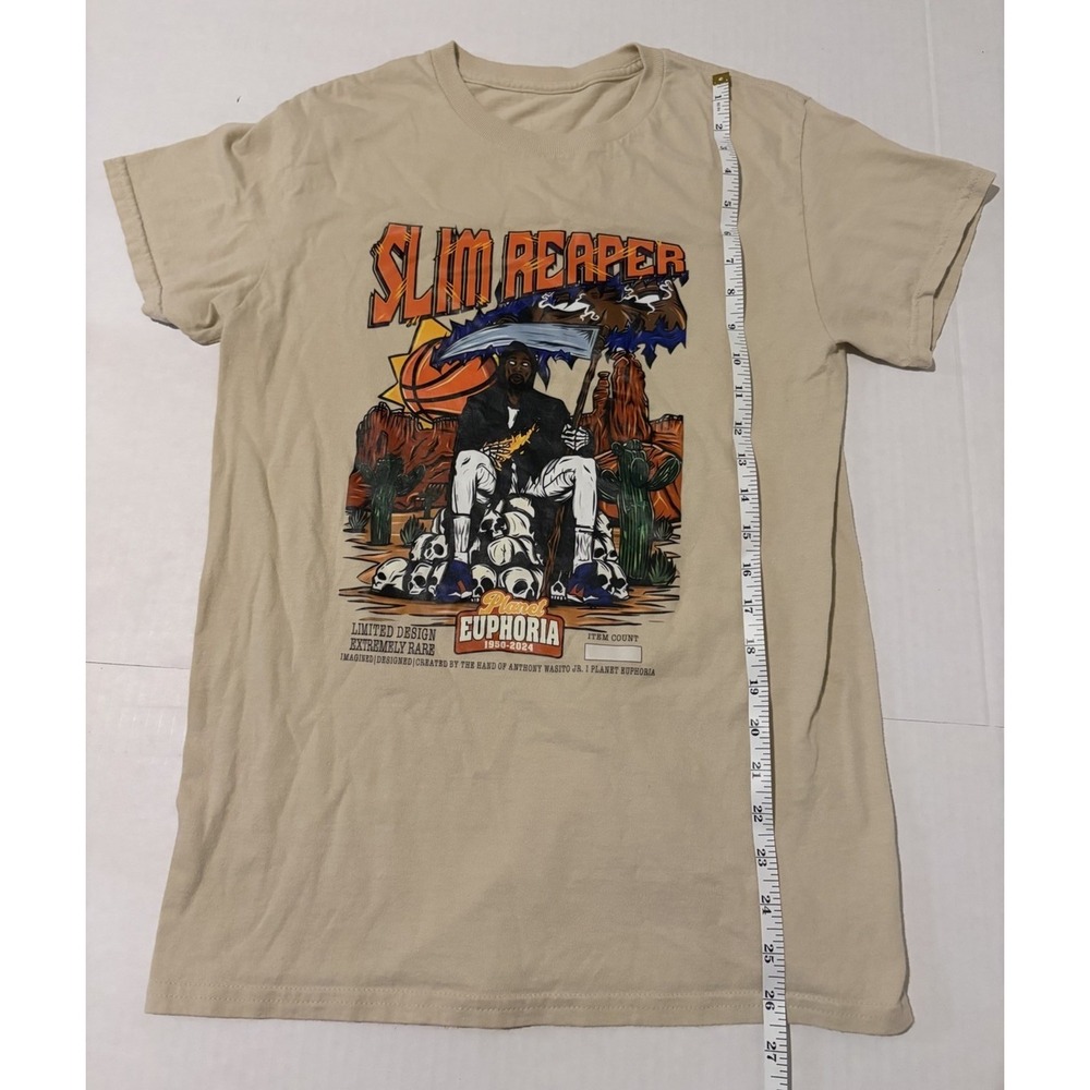 Slim Reaper Kevin Durant Graphic Tee Men's Size Small Basketball Theme